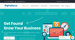 Desktop Screenshot of digitalforce.in